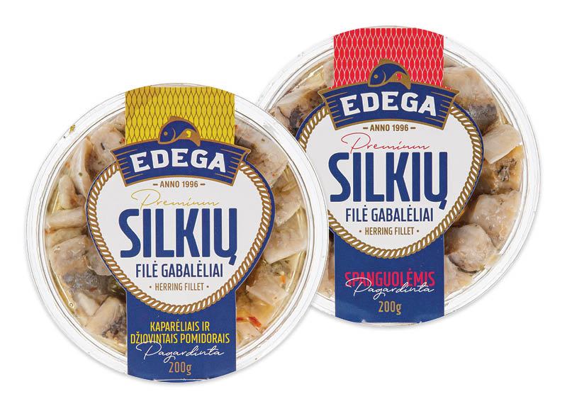 Silkių filė EDEGA gabaliukais