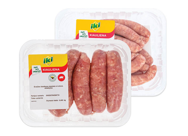 IKI šviežioms fasuotoms dešrelėms