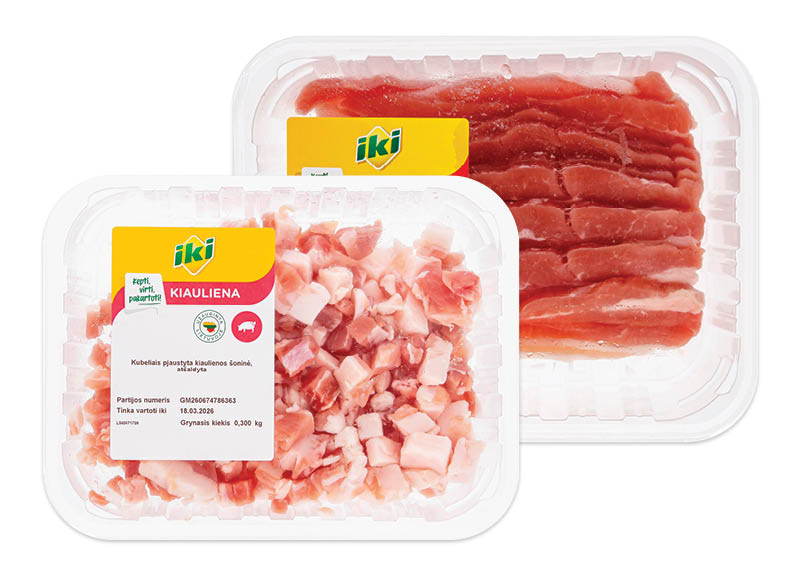 IKI atvėsinta kiaulienos šoninė