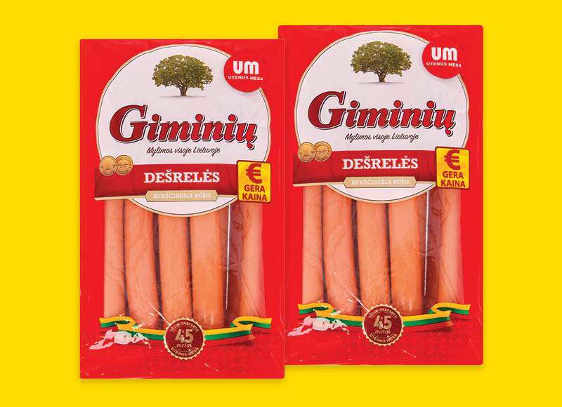 Virtos GIMINIŲ dešrelės