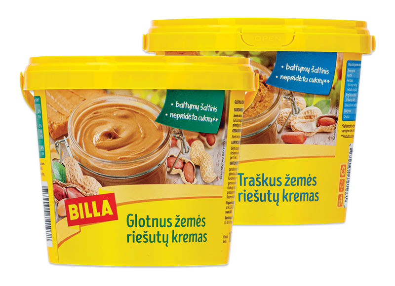 BILLA riešutų kremas