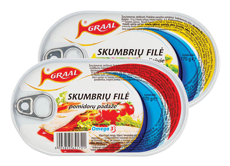Skumbrių filė GRAAL