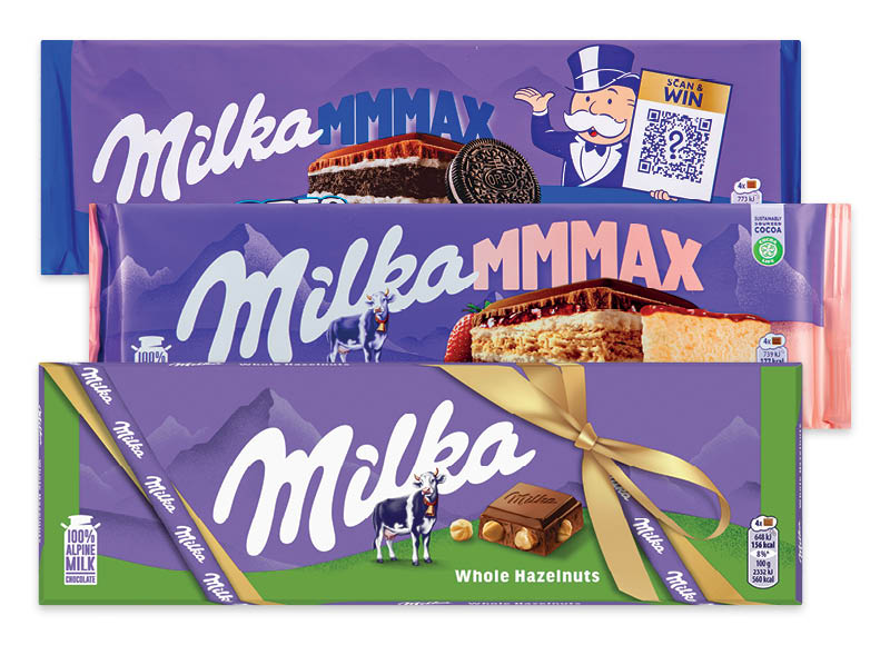 Šokolado plytelė MILKA
