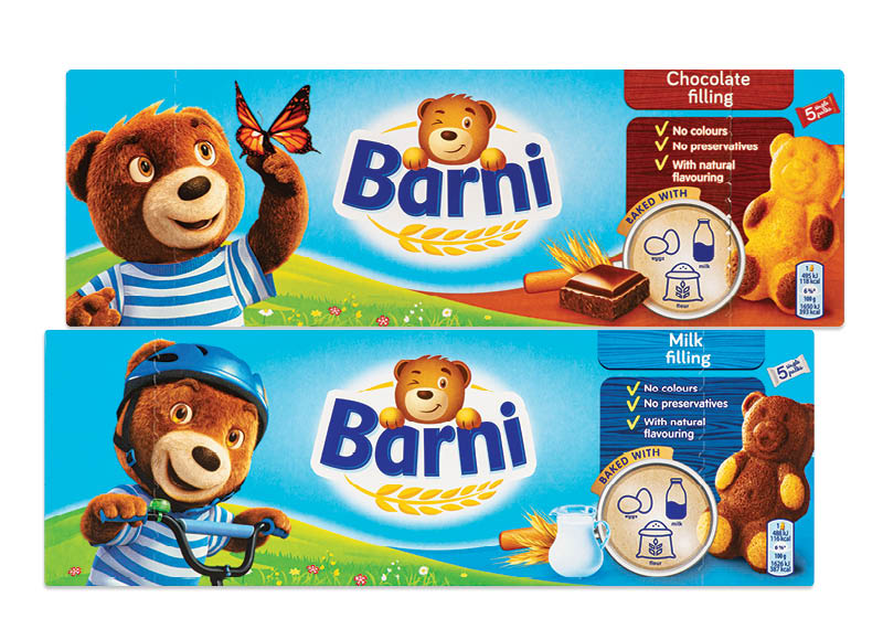 Biskvitiniai pyragėliai BARNI