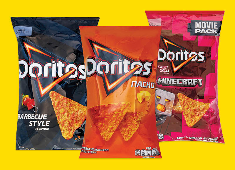 Kukurūzų traškučiai DORITOS