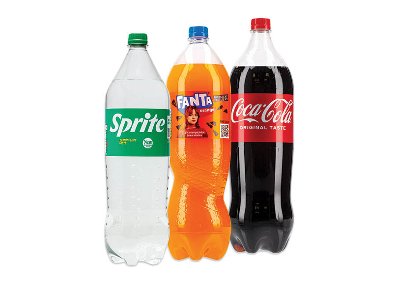 Gazuotas gėrimas COCA-COLA, FANTA, SPRITE