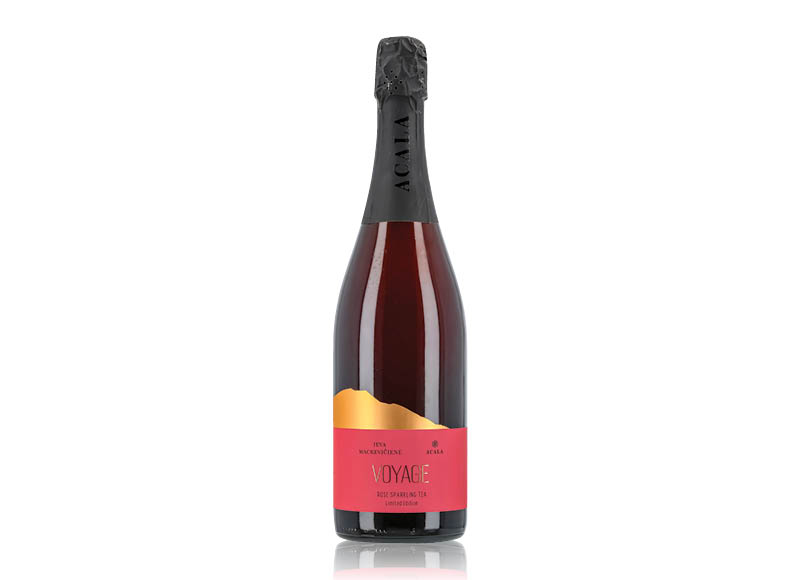 Nealkoholinė putojanti arbata ACALA VOYAGE ROSE