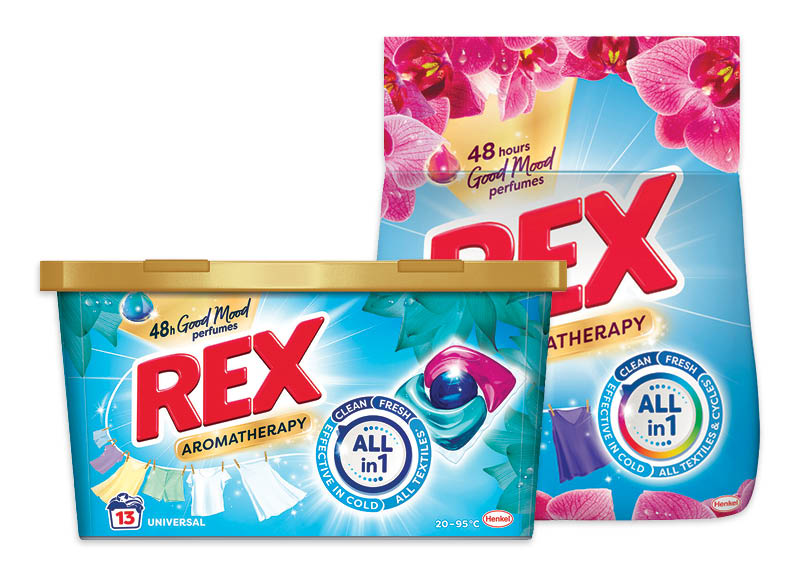 Skalbimo priemonėms REX