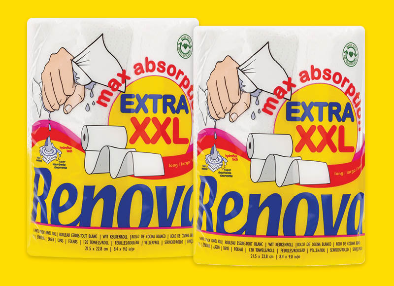Popieriniai rankšluosčiai RENOVA EXTRA XXL