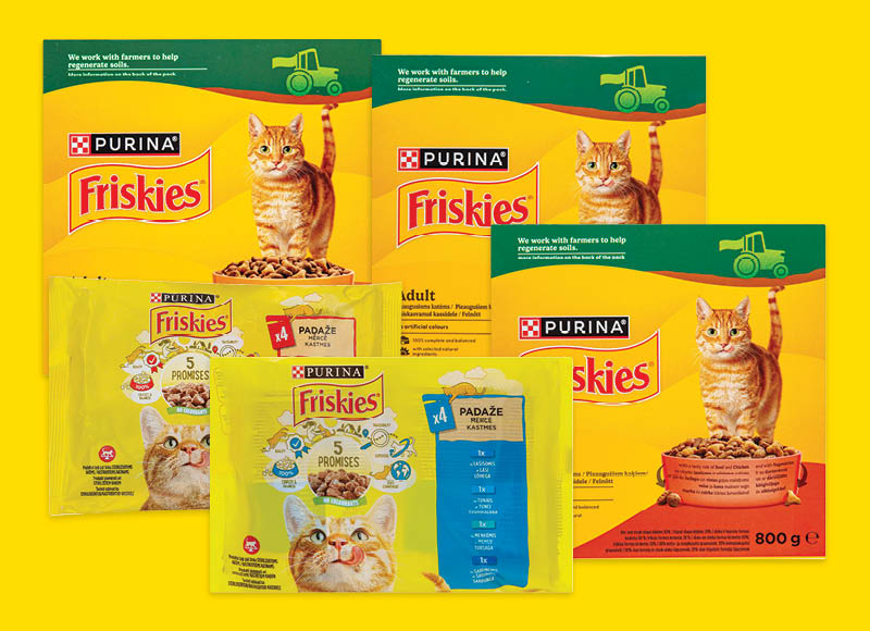 Kačių ėdalui FRISKIES
