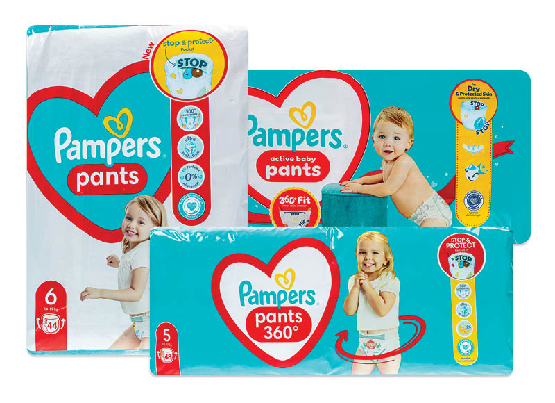 Sauskelnės – kelnaitės PAMPERS PANTS JUMBO PACK