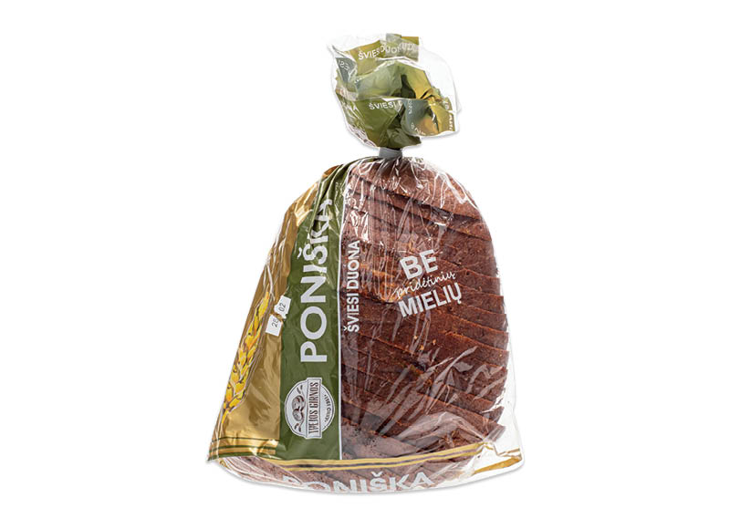 PONIŠKA bemielė šviesi plikyta duona