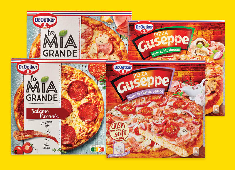 DR. OETKER šaldyta pica SUPREMA, LA MIA ar GUSEPPE
