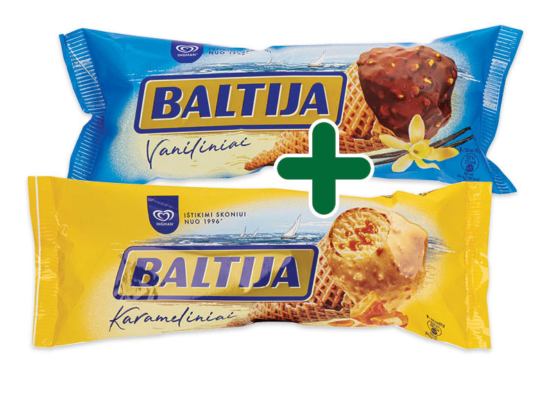 Ledai vafliniame ragelyje BALTIJA