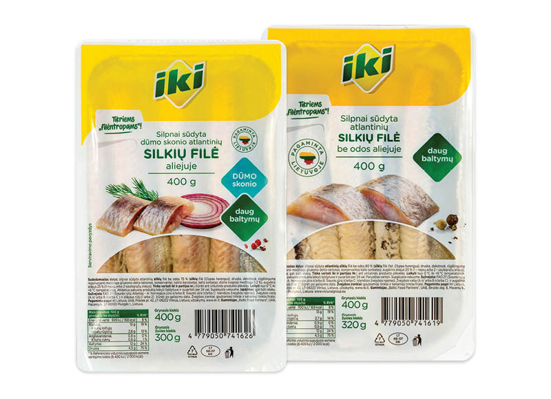 IKI silkių filė aliejuje