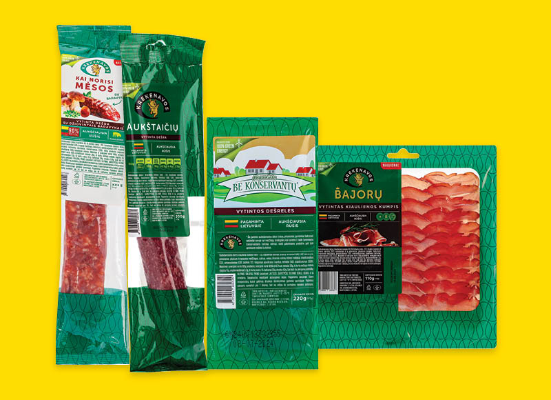 Vytintiems mėsos gaminiams KREKENAVOS
