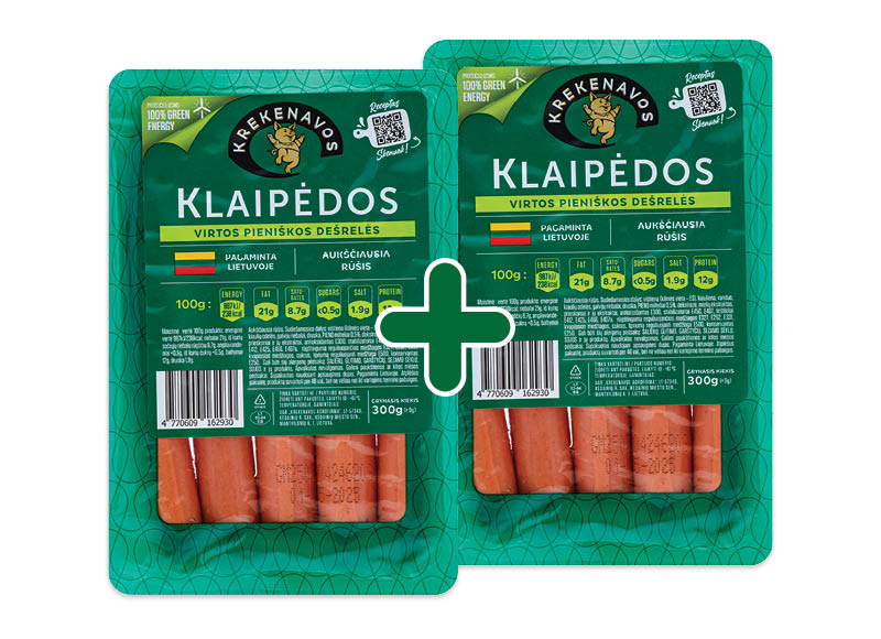 Virtos pieniškos KLAIPĖDOS dešrelės