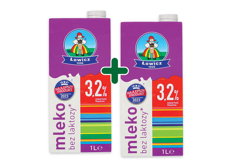 UAT pienas LOWICZ be laktozės