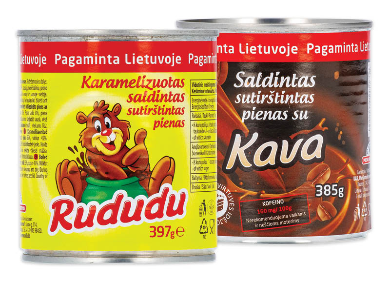 Saldintam sutirštintam pienui su kava ir RUDUDU