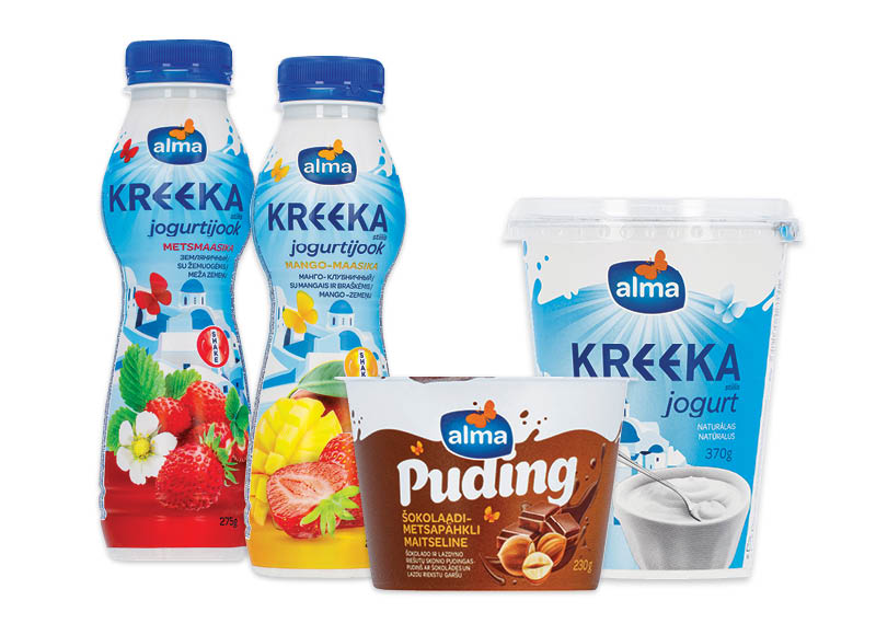 Pieno produktams ALMA
