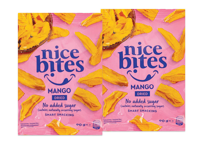 NICE BITES džiovinti mangai