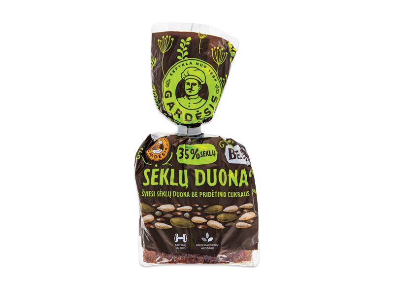 Šviesi SĖKLŲ duona be pridėtinio cukraus
