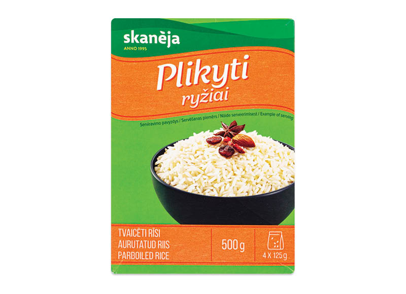 Plikyti ryžiai SKANĖJA