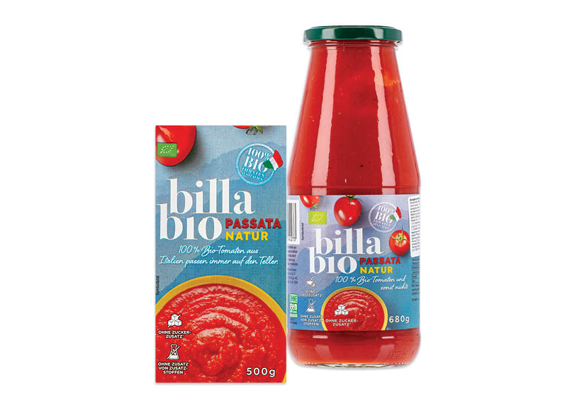 BILLA BIO pomidorų tyrė