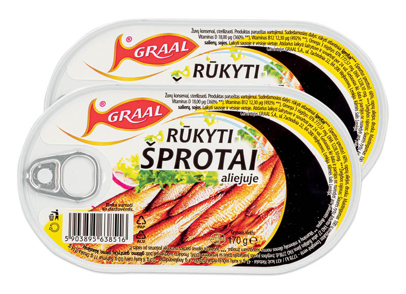Rūkyti šprotai GRAAL