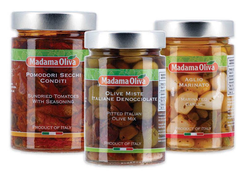 Konservuotoms daržovėms MADAMA OLIVA
