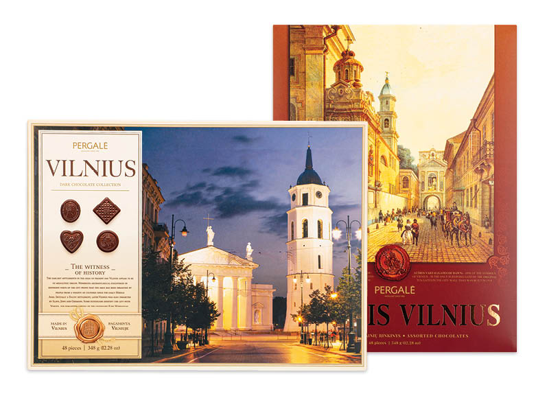 Saldainiai dėžutėje SENASIS VILNIUS ar VILNIAUS ASORTI