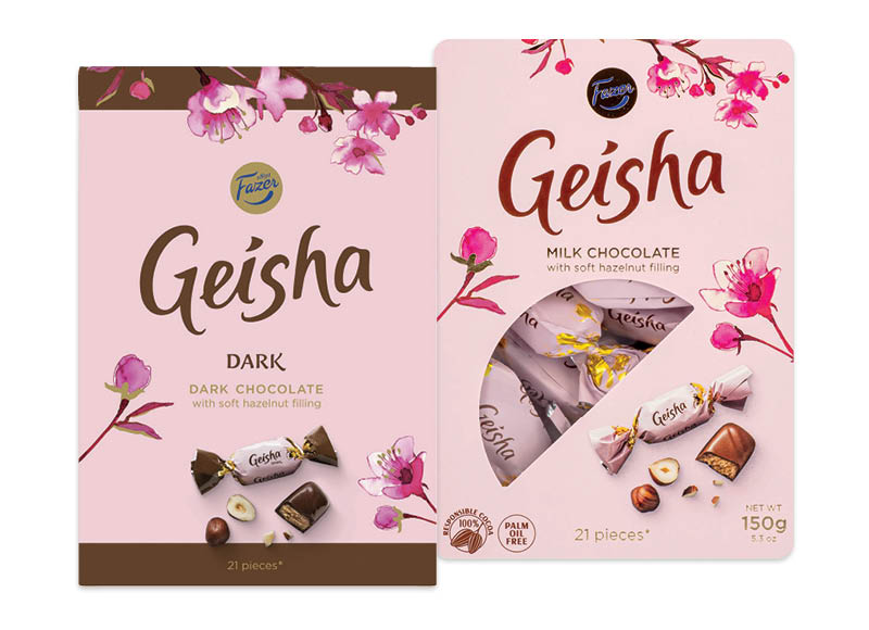 Saldainiai dėžutėje GEISHA