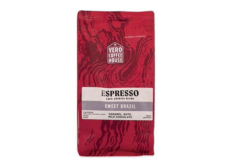 Kavos pupelės VERO COFFEE HOUSE ESPRESSO SWEET BRAZIL