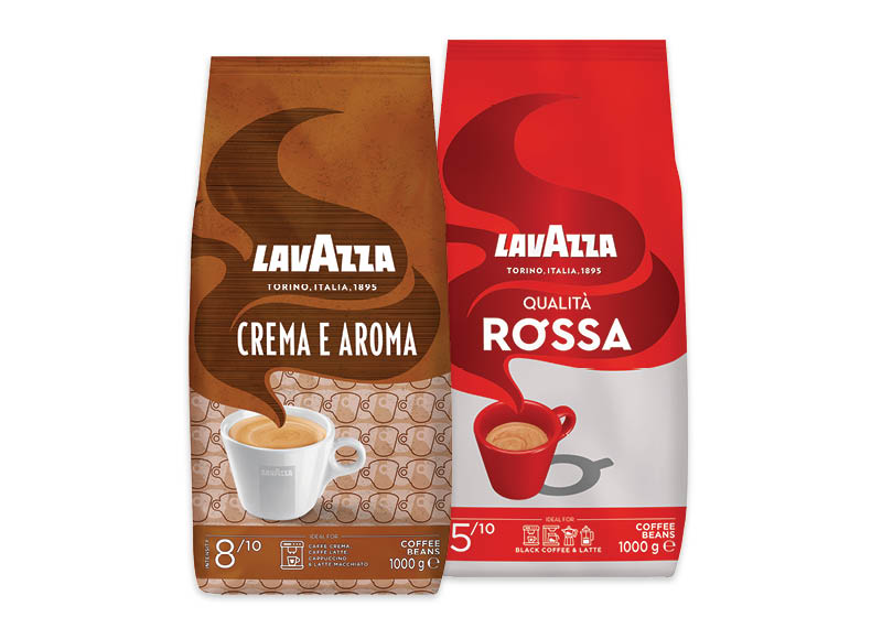 Kavos pupelės LAVAZZA REMA E AROMA, QUALITA ROSSA