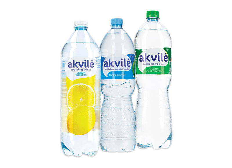 Gazuotas ar negazuotas vanduo AKVILĖ