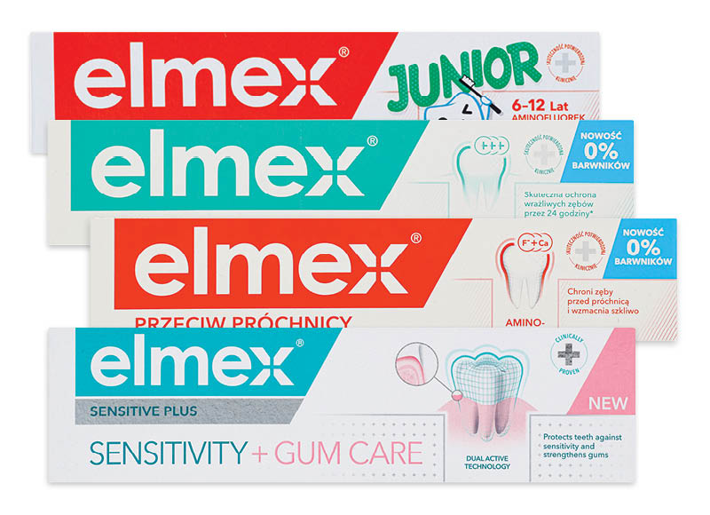 Burnos priežiūros priemonėms ELMEX