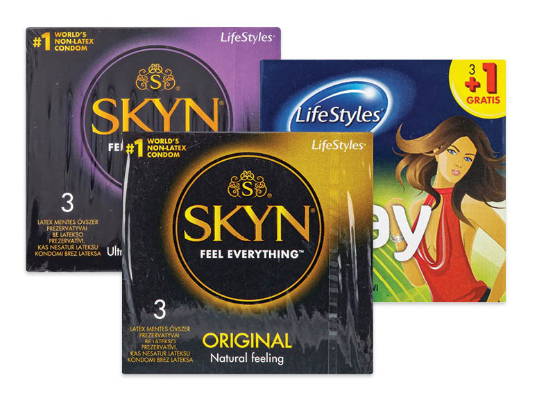 Prezervatyvams ir lubrikantams LIFESTYLES