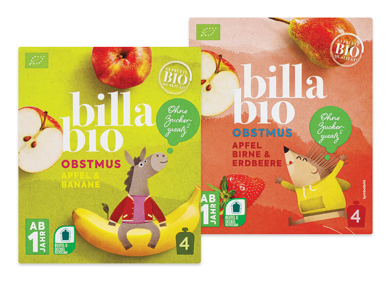 BILLA BIO tyrelė