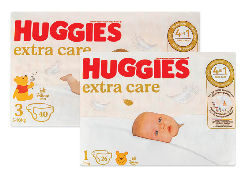 Sauskelnėms HUGGIES EXTRA CARE