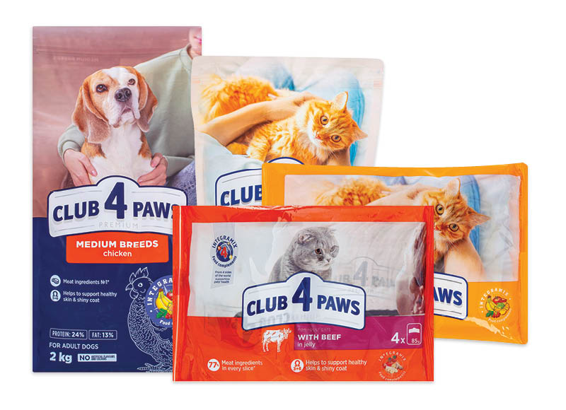 Šunų ir kačių ėdalui CLUB 4 PAWS