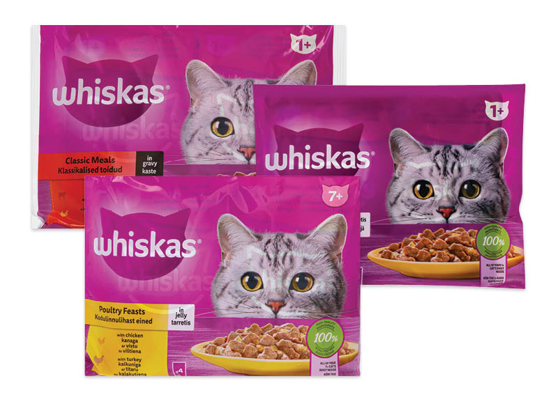 Kačių ėdalui WHISKAS