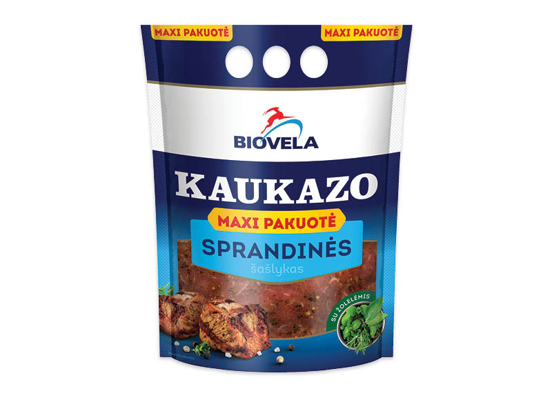 KAUKAZO marinuotas kiaulienos sprandinės šalykas su žolelių marinatu