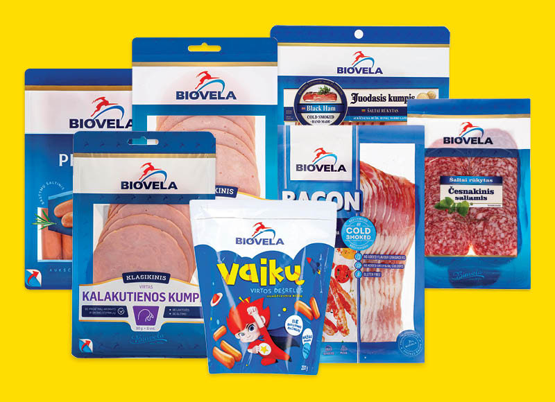 Virtiems ir šaltai rūkytiems mėsos gaminiams BIOVELA