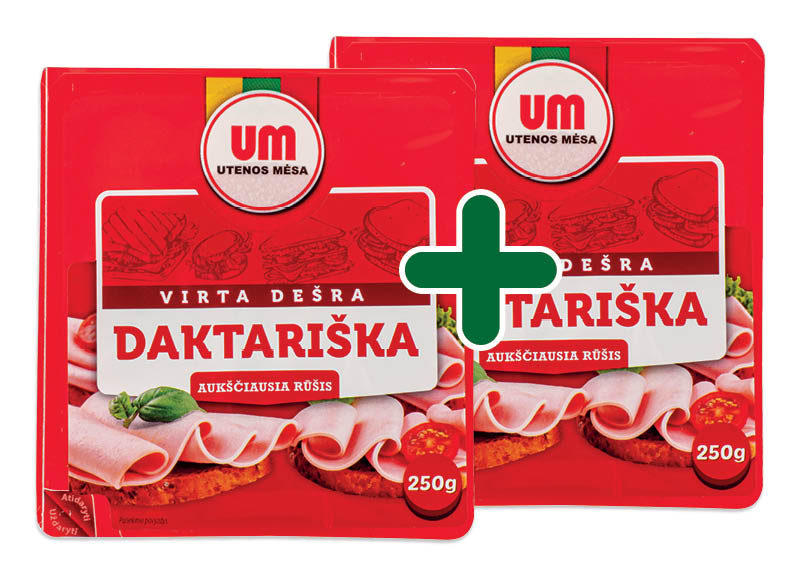 Virta UTENOS DAKTARIŠKA dešra griežinėliais