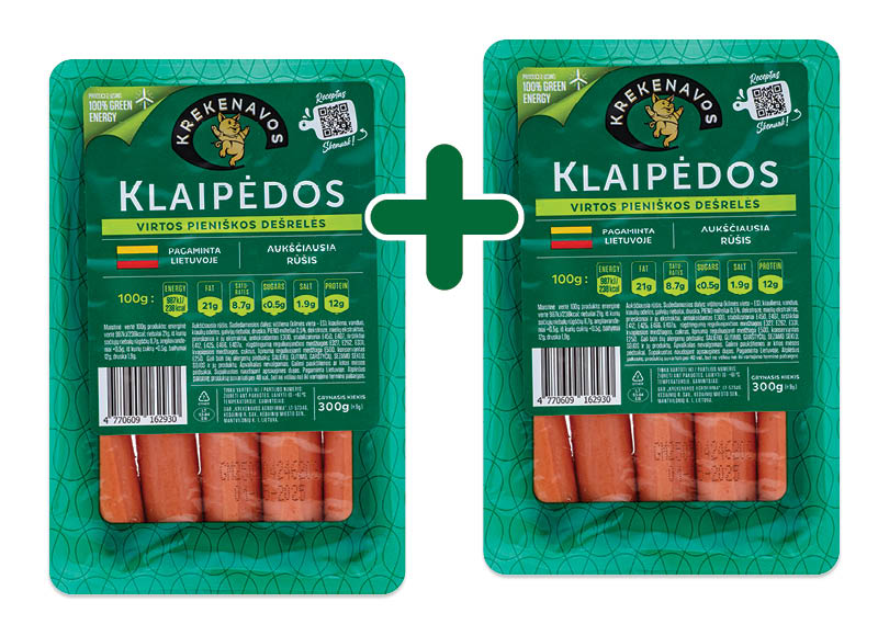 Virtos pieniškos KLAIPĖDOS dešrelės