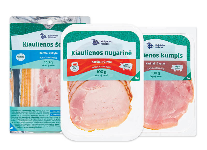 Mėsos gaminiams KLAIPĖDOS MAISTAS