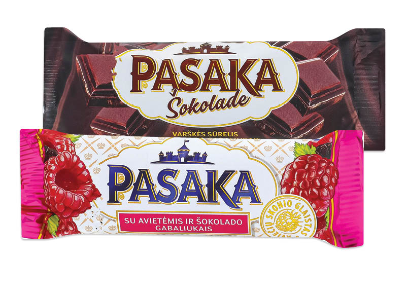 Glaistytas varškės sūrelis PASAKA