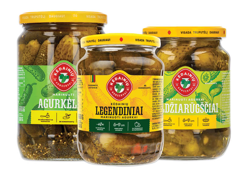 Marinuotiems KĖDAINIŲ agurkams