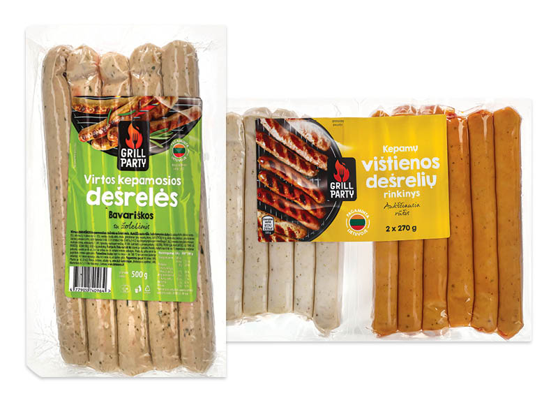 GRILL PARTY kepamosioms dešrelėms
