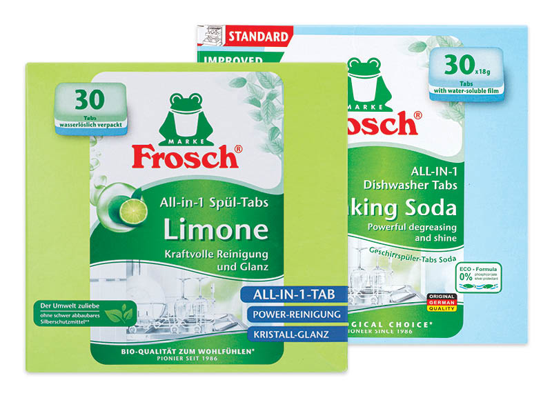 Indaplovių tabletės FROSCH